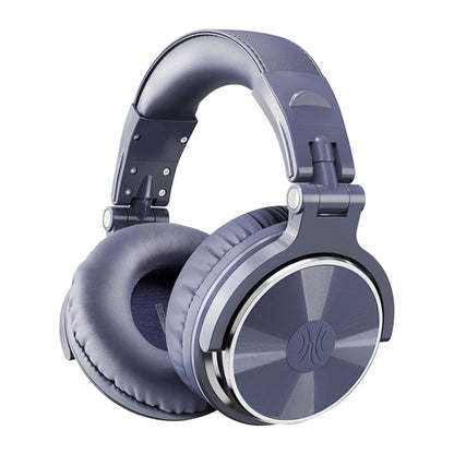 OneOdio Pro-10 Head-mounted Noise Reduction Wired Headphone with Microphone, Color:Grey Blue - Multimedia Headset by OneOdio | Online Shopping South Africa | PMC Jewellery | Buy Now Pay Later Mobicred