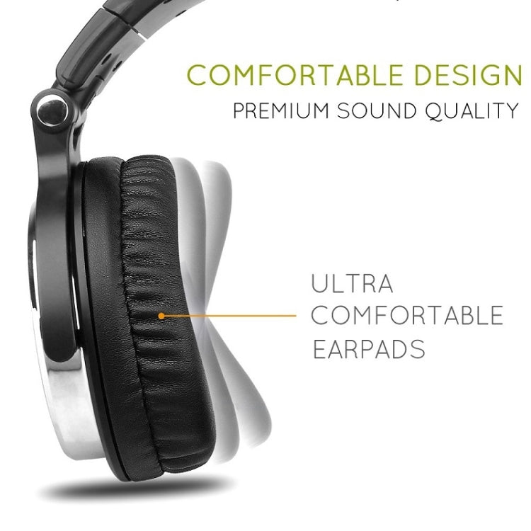 OneOdio Pro-10 Head-mounted Noise Reduction Wired Headphone with Microphone, Color:Blue - free shipping - PMC TechLife - Order now!