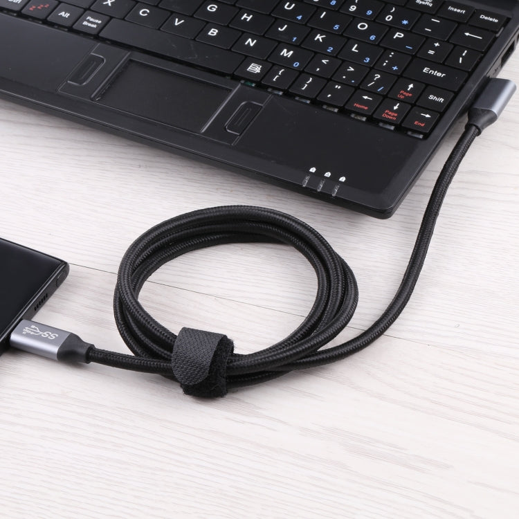 USB-C / Type-C Male to USB-C / Type-C Elbow Transmission Data Cable, Cable Length:3m - free shipping - PMC TechLife - Order now!