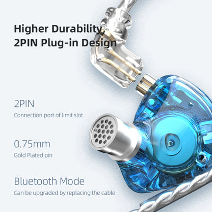 KZ ZAX 16-unit Ring Iron Sport Gaming In-ear Wired Earphone, Standard Version(Black) - In Ear Wired Earphone by KZ | Online Shopping South Africa | PMC Jewellery