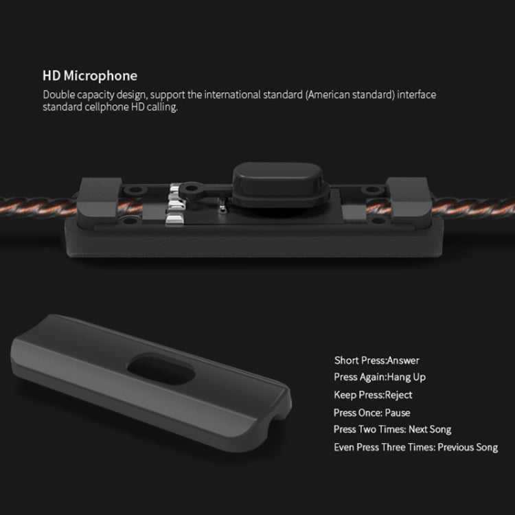 KZ ZSR 6-unit Ring Iron In-ear Wired Earphone, Mic Version(Green) - free shipping - PMC TechLife - Order now!