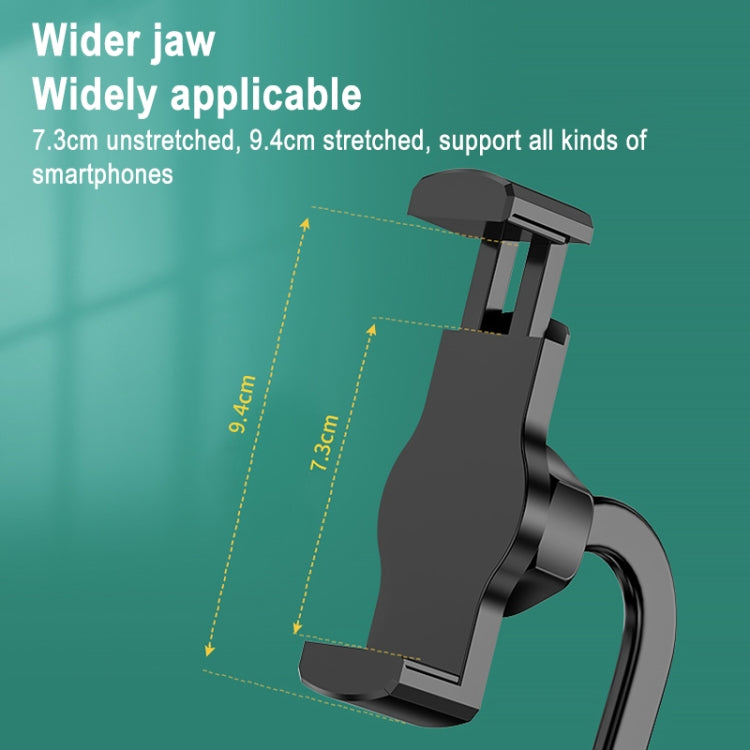 Desktop Stand Mobile Phone Tablet Live Broadcast Stand Telescopic Disc Stand, Style:Holder + Remote Control(Black) - Stand by PMC TechLife | Online Shopping South Africa | PMC TechLife
