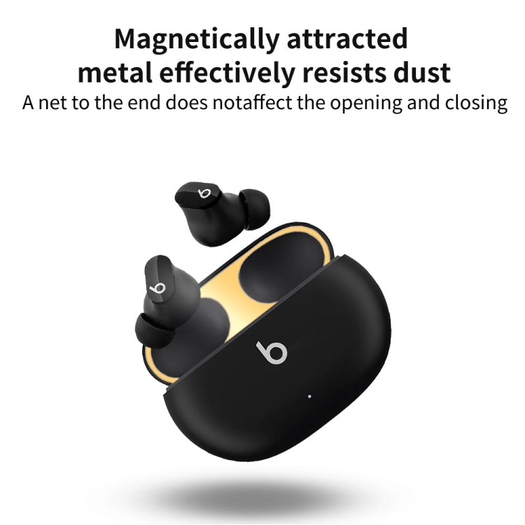 For Beats Studio Buds Wireless Bluetooth Earphone Magic Sound Metal Protective Sticker(Gold) - Protective Sticker by PMC TechLife | Online Shopping South Africa | PMC TechLife