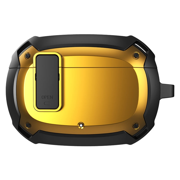 Bumblebee Armor Earphone Protective Case with Switch & Hook For Beats Studio Buds(Black + Yellow) - Other Case by PMC TechLife | Online Shopping South Africa | PMC TechLife