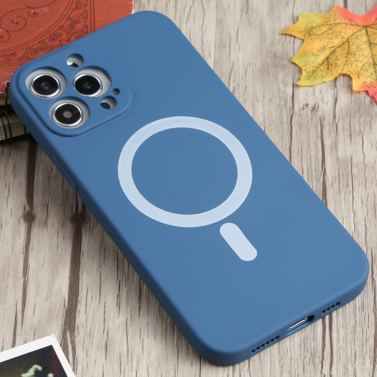 For iPhone 13 Pro Max Liquid Silicone Shockproof Magsafe Case (Navy Blue) - free shipping - PMC TechLife - Order now!