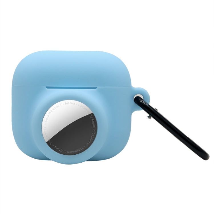 2 in 1 Shockproof Full Coverage Silicone Protective Case For AirPods 3 / AirTag(Blue) - free shipping - PMC TechLife - Order now!
