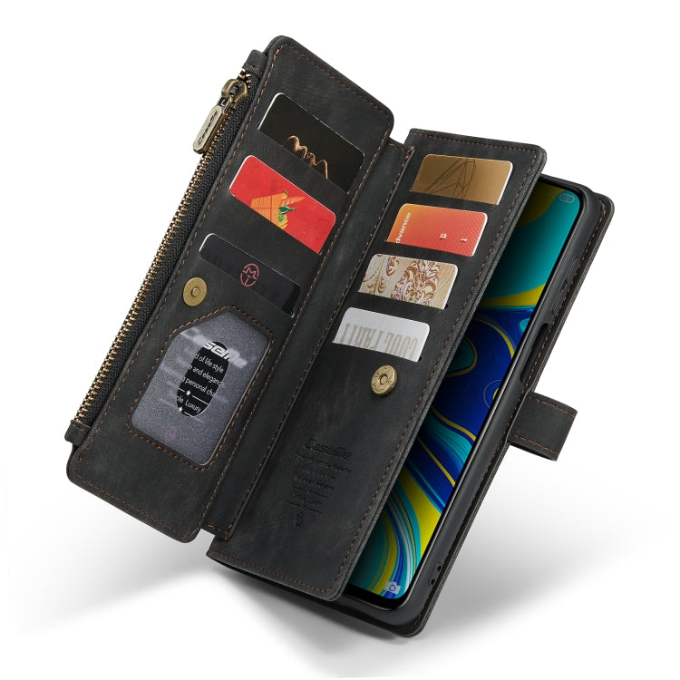 For Xiaomi Redmi Note 9 Pro Max / Redmi Note 9 Pro / Redmi Note 9s CaseMe-C30 Multifunctional Horizontal Flip PU + TPU Phone Case(Black) - Xiaomi Cases by CaseMe | Online Shopping South Africa | PMC TechLife | Buy Now Pay Later Mobicred