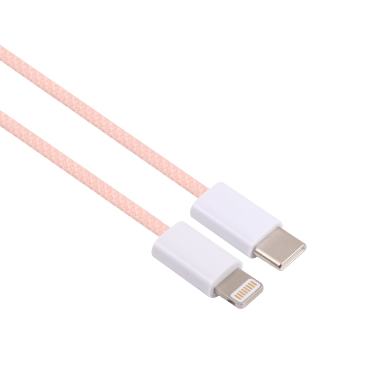 12W PD USB-C / Type-C to 8 Pin Data Cable, Cable Length: 1m(Pink) - 2 in 1 Cable by PMC Jewellery | Online Shopping South Africa | PMC Jewellery