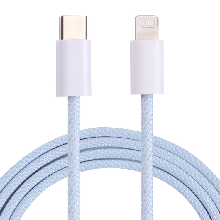 12W PD USB-C / Type-C to 8 Pin Data Cable, Cable Length: 1m(Blue) - 2 in 1 Cable by PMC TechLife | Online Shopping South Africa | PMC TechLife