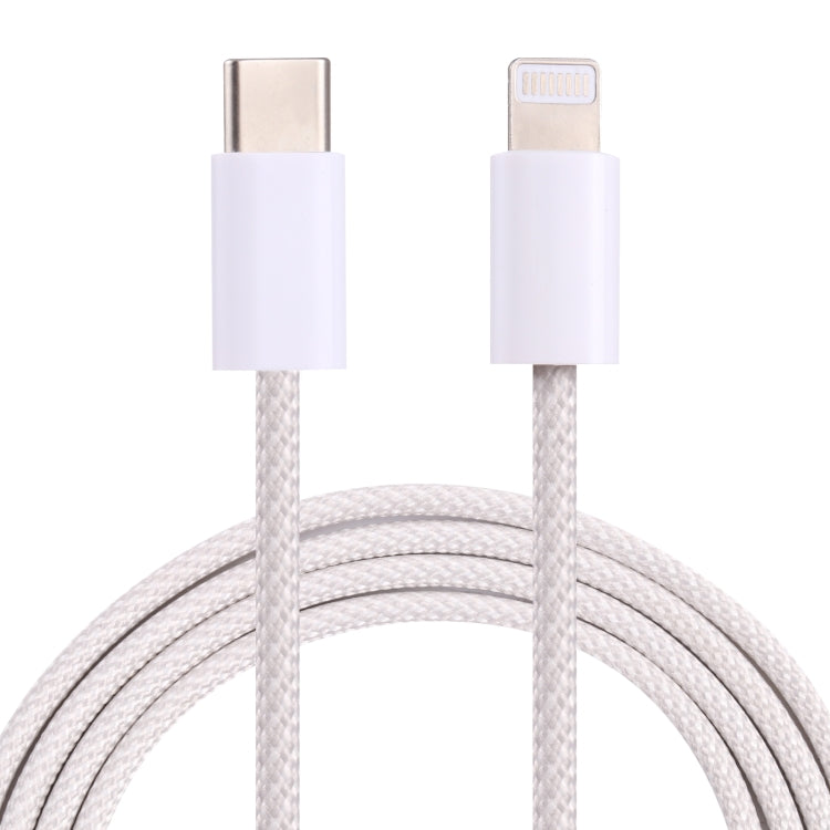 12W PD USB-C / Type-C to 8 Pin Data Cable, Cable Length: 1m(White) - 2 in 1 Cable by PMC TechLife | Online Shopping South Africa | PMC TechLife