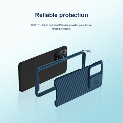 For Xiaomi Redmi Note 11 Pro Global / 11 Pro Global 5G / 11 Pro+ 5G India / 11E Pro 5G NILLKIN Black Mirror Pro Camshield PC Case (Black) - Xiaomi Cases by NILLKIN | Online Shopping South Africa | PMC Jewellery | Buy Now Pay Later Mobicred