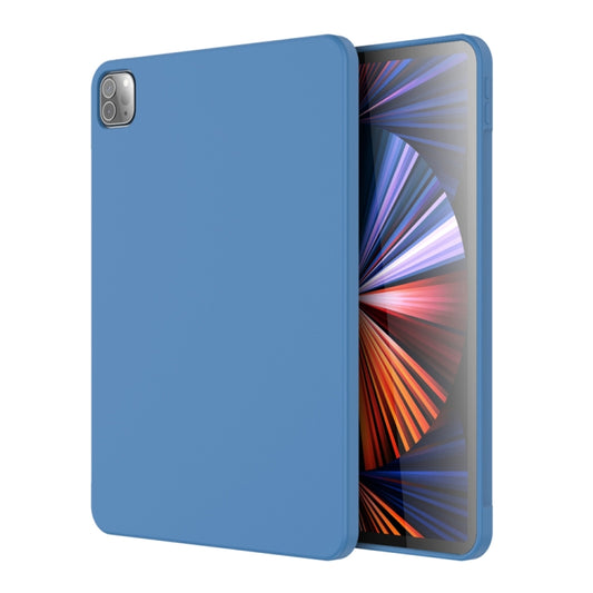 For iPad Pro 12.9 inch Mutural Silicone Microfiber Tablet Case(Light Blue) - iPad Pro 12.9 (2022/2021) Cases by Mutural | Online Shopping South Africa | PMC Jewellery