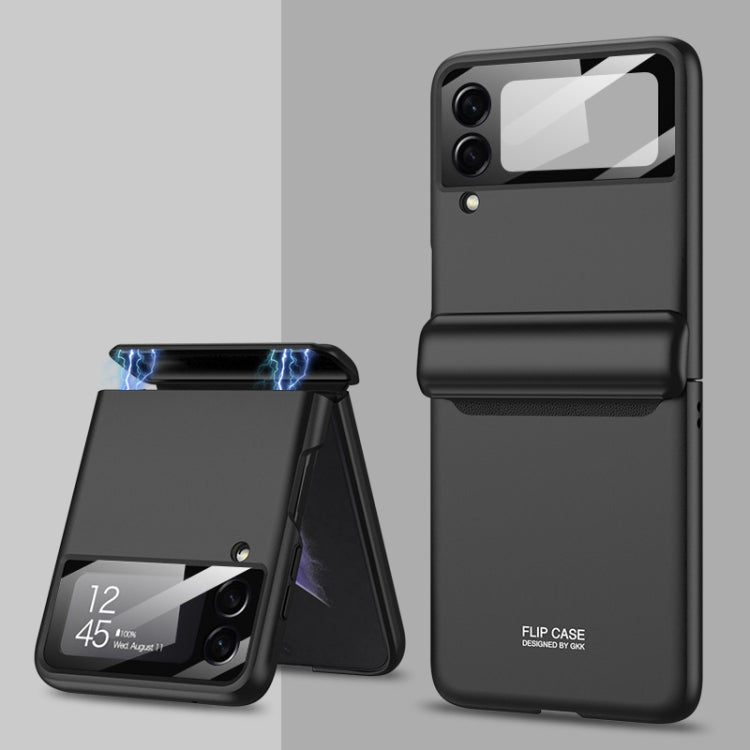 For Samsung Galaxy Z Flip3 5G GKK Magnetic Hinge Full Coverage Phone Case(Black) - free shipping - PMC TechLife - Order now!