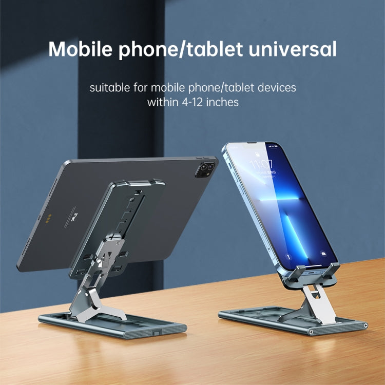 R-JUST HZ16 Slim Phone Desktop Holder(Silver) - Desktop Holder by R-JUST | Online Shopping South Africa | PMC Jewellery