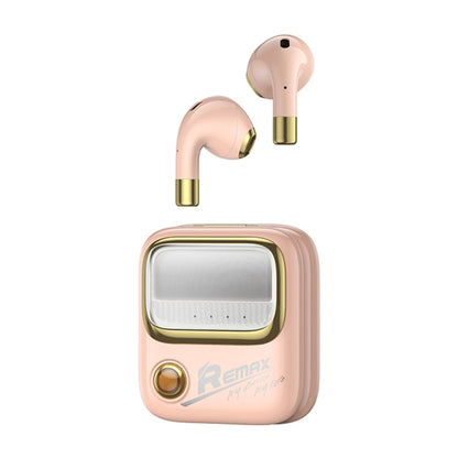 REMAX TWS-38 Yosee Series True Wireless Music Call Bluetooth Earphone(Pink) - TWS Earphone by REMAX | Online Shopping South Africa | PMC Jewellery
