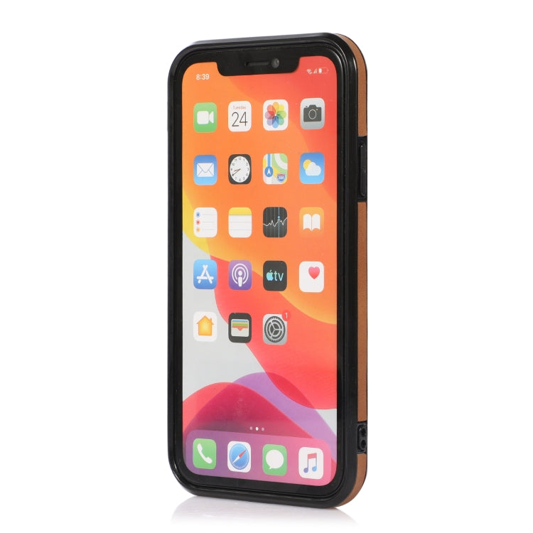 Three-fold Leather Phone Case with Card Slot & Wallet & Holder For iPhone 11(Brown) - iPhone 11 Cases by PMC TechLife | Online Shopping South Africa | PMC TechLife | Buy Now Pay Later Mobicred