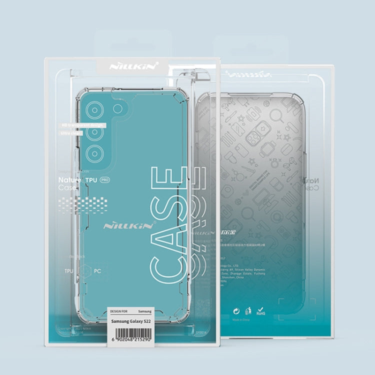 For Samsung Galaxy S22 5G NILLKIN PC + TPU Phone Case(Transparent) - Galaxy S22 5G Cases by NILLKIN | Online Shopping South Africa | PMC Jewellery