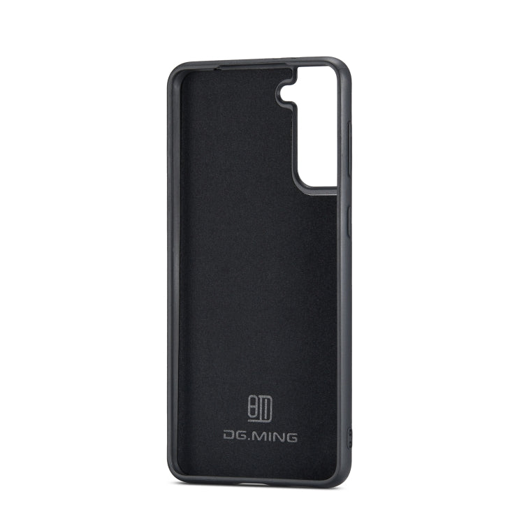 For Samsung Galaxy S22 5G DG.MING M2 Series 3-Fold Multi Card Bag Back Cover Phone Case(Black) - Galaxy S22 5G Cases by DG.MING | Online Shopping South Africa | PMC TechLife | Buy Now Pay Later Mobicred
