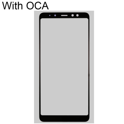 For Samsung Galaxy A8 2018 Front Screen Outer Glass Lens with OCA Optically Clear Adhesive - Outer Glass Lens by PMC Jewellery | Online Shopping South Africa | PMC Jewellery