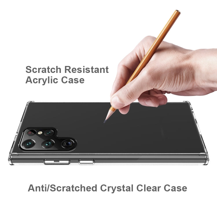 For Samsung Galaxy S22 Ultra 5G Shockproof Scratchproof TPU + Acrylic Phone Case(Black) - Galaxy S22 Ultra 5G Cases by PMC TechLife | Online Shopping South Africa | PMC TechLife | Buy Now Pay Later Mobicred