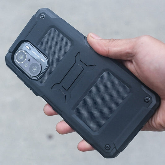 For Xiaomi Redmi K40 / K40 Pro / K40 Pro+ FATBEAR Armor Shockproof Cooling Phone Case(Black) - Xiaomi Cases by FATBEAR | Online Shopping South Africa | PMC Jewellery