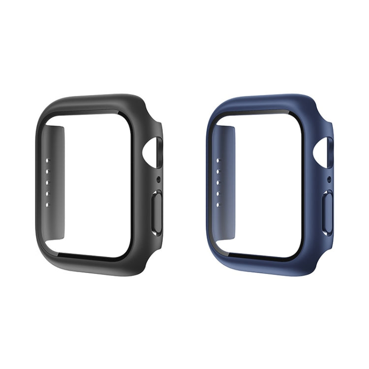 ROCK 2 in 1 PC Frame + Film Protector Case For  Apple Watch Series 6 & SE & 5 & 4 40mm(Blue) - Watch Cases by ROCK | Online Shopping South Africa | PMC Jewellery | Buy Now Pay Later Mobicred