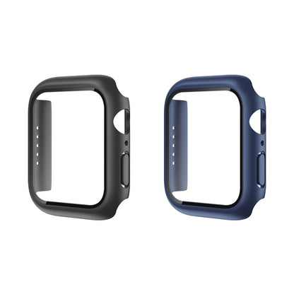 ROCK 2 in 1 PC Frame + Film Protector Case For  Apple Watch Series 6 & SE & 5 & 4 40mm(Blue) - Watch Cases by ROCK | Online Shopping South Africa | PMC Jewellery | Buy Now Pay Later Mobicred