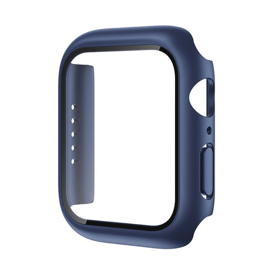 ROCK 2 in 1 PC Frame + Film Protector Case For  Apple Watch Series 3 & 2 & 1 38mm(Blue) - Watch Cases by ROCK | Online Shopping South Africa | PMC Jewellery | Buy Now Pay Later Mobicred