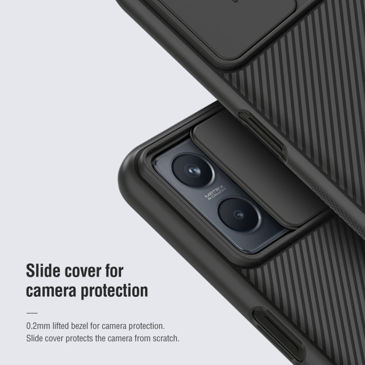 For OPPO Realme 9i NILLKIN Black Mirror Series Camshield PC Phone Case(Black) - Realme Cases by NILLKIN | Online Shopping South Africa | PMC Jewellery