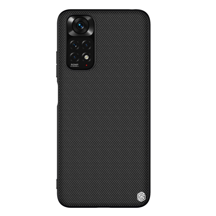 For Xiaomi Redmi Note 11 4G Global NILLKIN 3D Textured Nylon Fiber TPU Phone Case(Black) - Xiaomi Cases by NILLKIN | Online Shopping South Africa | PMC Jewellery