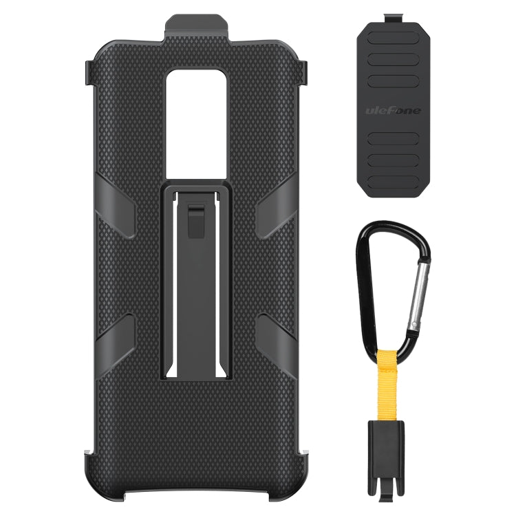 For Ulefone Armor 17 Pro Ulefone Back Clip Phone Case with Carabiner (Black) - Ulefone Cases by Ulefone | Online Shopping South Africa | PMC Jewellery | Buy Now Pay Later Mobicred