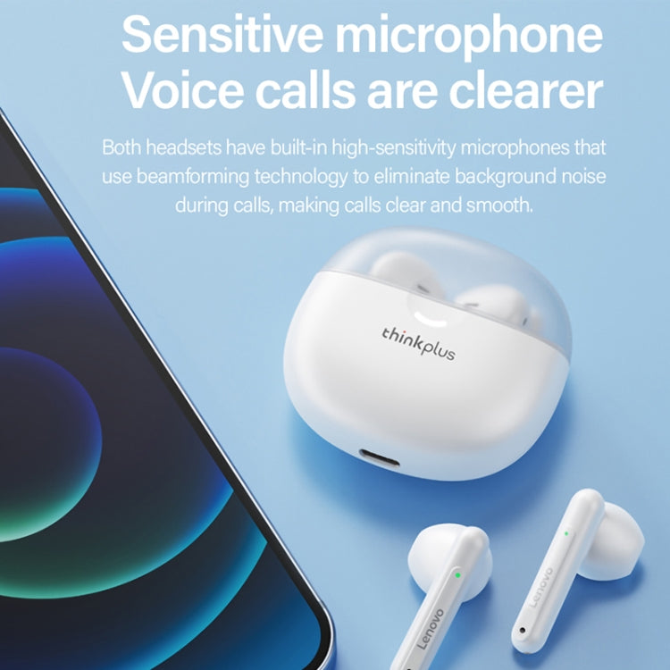 Lenovo LP1Pro Half In-Ear HD Call Wireless Bluetooth TWS Sports Earphone(Blue) - TWS Earphone by Lenovo | Online Shopping South Africa | PMC Jewellery