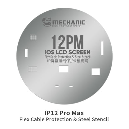 Mechanic UFO LCD Screen Flex Cable Protection and Reballing Planting For iPhone 12 Pro Max - BGA Stencils by MECHANIC | Online Shopping South Africa | PMC Jewellery