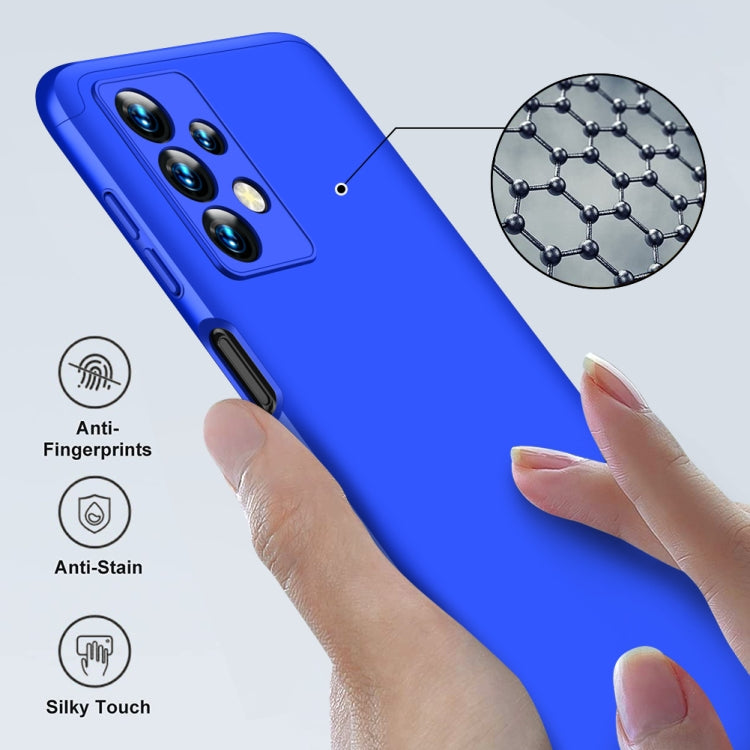 For Samsung Galaxy A13 4G GKK Three Stage Splicing Full Coverage PC Phone Case(Blue) - Galaxy Phone Cases by GKK | Online Shopping South Africa | PMC Jewellery