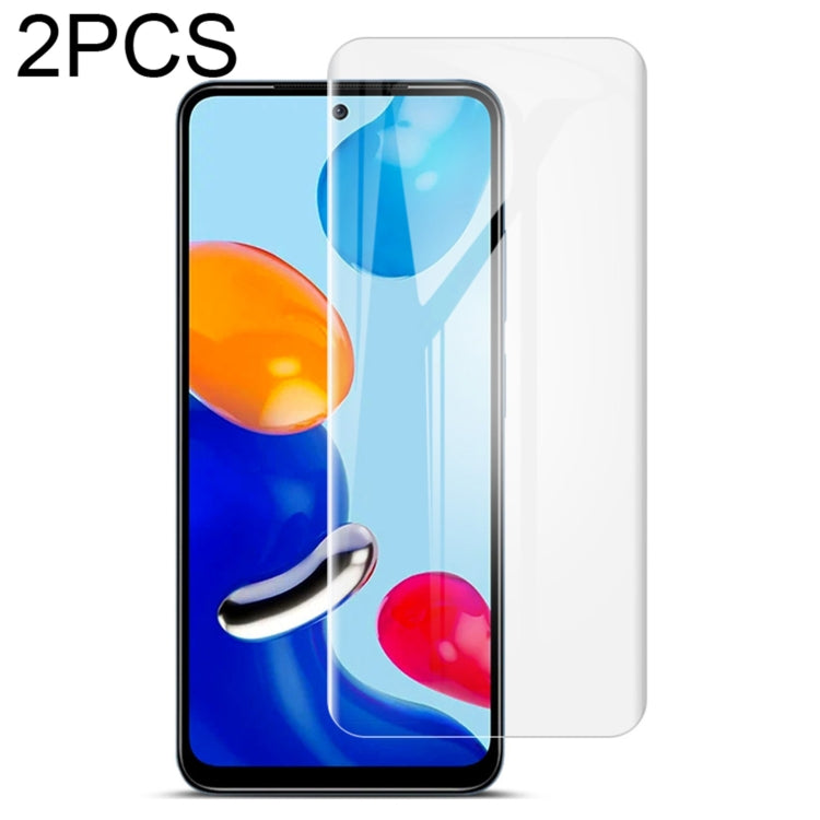 For Xiaomi Redmi Note 11 4G 2 PCS IMAK Curved Full Screen Hydrogel Film Front Protector -  by imak | Online Shopping South Africa | PMC Jewellery | Buy Now Pay Later Mobicred