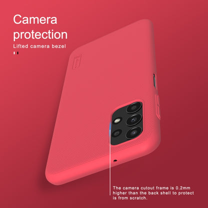 For Samsung Galaxy A13 4G NILLKIN Frosted PC Phone Case(Red) - Galaxy Phone Cases by NILLKIN | Online Shopping South Africa | PMC Jewellery