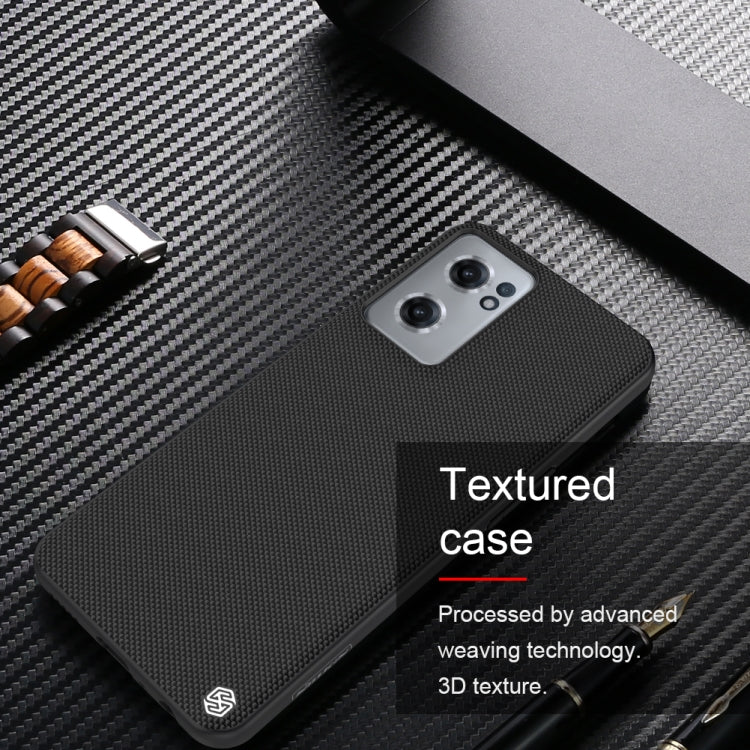 For OnePlus Nord CE 2 5G NILLKIN 3D Texture Nylon Fiber PC+TPU Phone Case(Black) - OnePlus Cases by NILLKIN | Online Shopping South Africa | PMC Jewellery