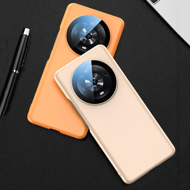 For Honor Magic4 GKK Ultra-thin Full Coverage Protective Case with Back Camera Lens Film(Orange) - Honor Cases by GKK | Online Shopping South Africa | PMC Jewellery