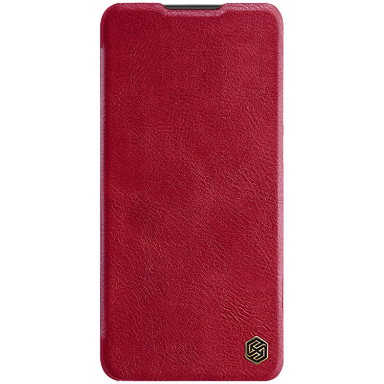 For Xiaomi Poco X4 Pro 5G NILLKIN QIN Series Pro Sliding Camera Cover Leather Phone Case(Red) - Xiaomi Cases by NILLKIN | Online Shopping South Africa | PMC Jewellery