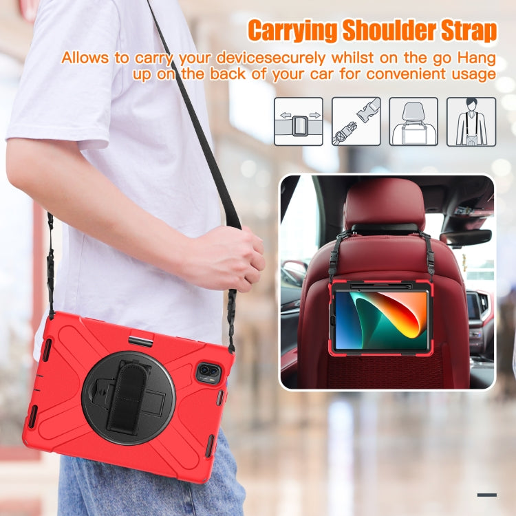 For Xiaomi Pad 5 / Pad 5 Pro Silicone + PC Tablet Case(Red) -  by PMC TechLife | Online Shopping South Africa | PMC TechLife
