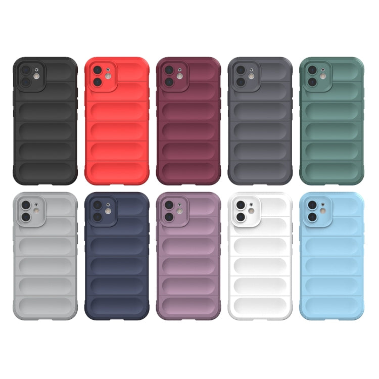 For iPhone 12 Magic Shield TPU + Flannel Phone Case(Dark Green) - free shipping - PMC TechLife - Order now!
