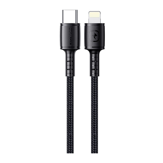 awei CL-118L 20W Type-C / USB-C to 8 Pin Fast Charging Data Cable, Length: 1m(Black) - Normal Style Cable by awei | Online Shopping South Africa | PMC Jewellery