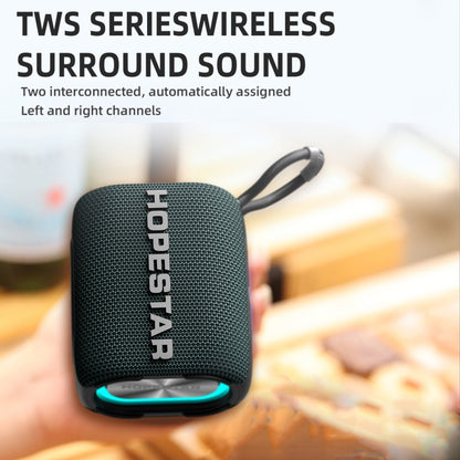 HOPESTAR H54 RGB Light TWS Waterproof Wireless Bluetooth Speaker(Grey) - Waterproof Speaker by HOPESTAR | Online Shopping South Africa | PMC Jewellery | Buy Now Pay Later Mobicred