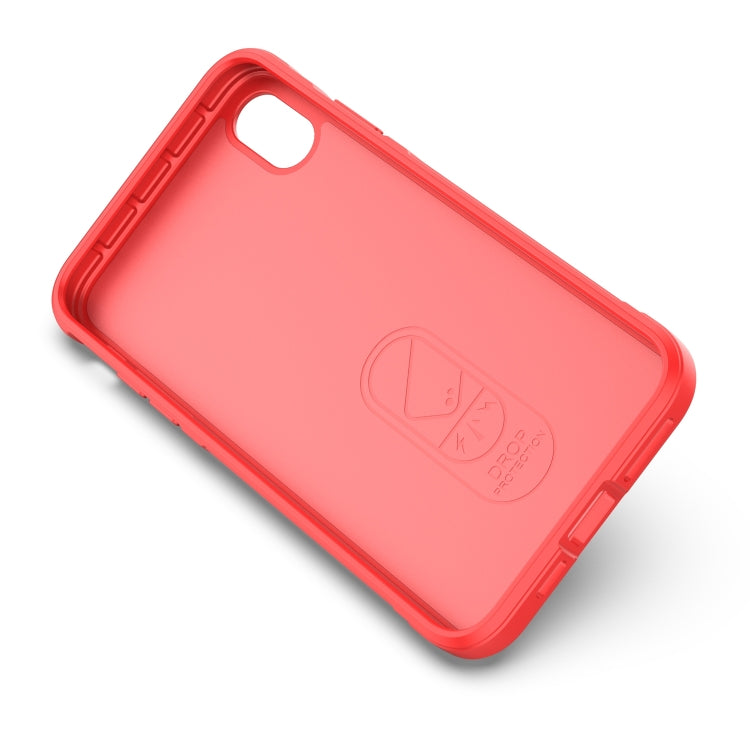 For iPhone XS Max Magic Shield TPU + Flannel Phone Case(Red) - More iPhone Cases by PMC TechLife | Online Shopping South Africa | PMC TechLife | Buy Now Pay Later Mobicred