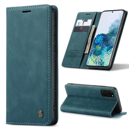 For Galaxy S20 Plus CaseMe Multifunctional Horizontal Flip Leather Case, with Card Slot & Holder & Wallet(Blue) - Galaxy Phone Cases by CaseMe | Online Shopping South Africa | PMC Jewellery | Buy Now Pay Later Mobicred