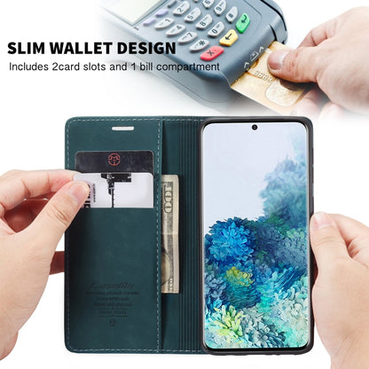 For Galaxy S20 Plus CaseMe Multifunctional Horizontal Flip Leather Case, with Card Slot & Holder & Wallet(Blue) - Galaxy Phone Cases by CaseMe | Online Shopping South Africa | PMC Jewellery | Buy Now Pay Later Mobicred