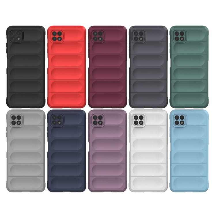 For Samsung Galaxy A22 5G Magic Shield TPU + Flannel Phone Case(Dark Blue) - free shipping - PMC TechLife - Order now!