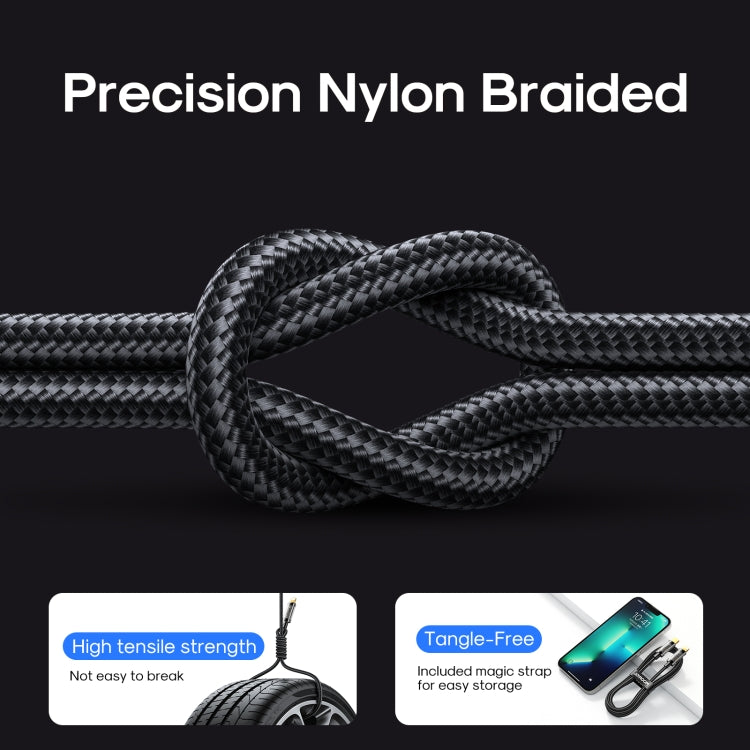 JOYROOM S-UL012A12 USB-A to 8 Pin 2.4A Sync Data Cable, Cable Length:1.2m(Blue) - Normal Style Cable by JOYROOM | Online Shopping South Africa | PMC Jewellery