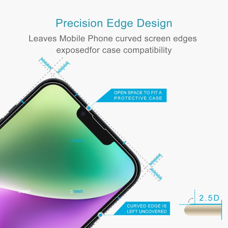 For iPhone 14 Plus 10pcs 0.26mm 9H 2.5D Tempered Glass Film - iPhone 14 Plus Tempered Glass by PMC TechLife | Online Shopping South Africa | PMC TechLife