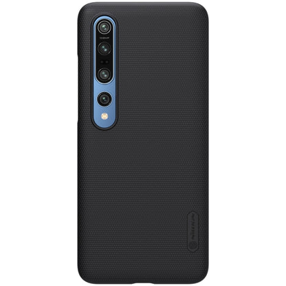 For Xiaomi Mi 10 5G / Mi 10 Pro 5G NILLKIN Frosted Concave-convex Texture PC Case(Black) - Xiaomi Cases by NILLKIN | Online Shopping South Africa | PMC Jewellery